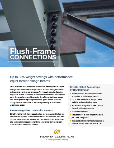 Flush-Frame Connections Sales Sheet Cover