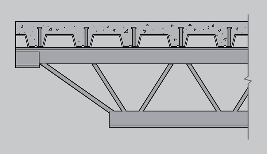 Drawing of Composite Joists