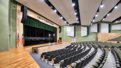 Auditorium main stage and seating